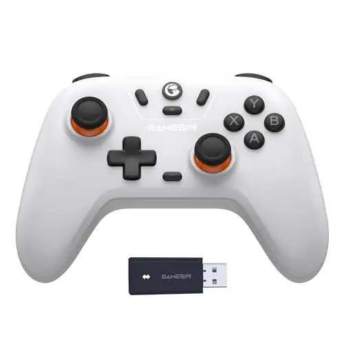GameSir Nova Lite Wireless Controller in White for multiple platforms