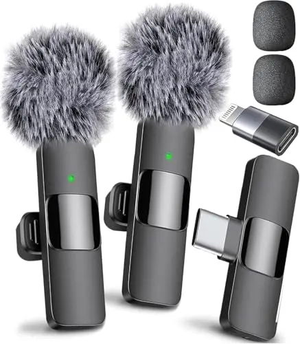 Mini Mic Pro wireless lavalier microphone for iPhone and Android