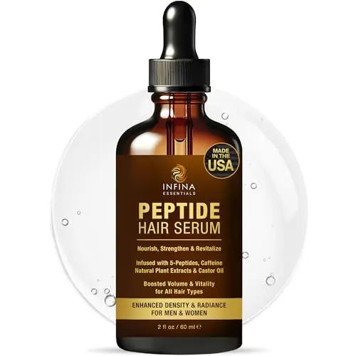 Infina Essentials Peptide Hair Growth Serum for men and women