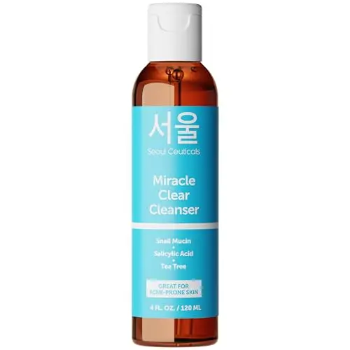 SeoulCeuticals Korean Acne Snail Cleanser bottle