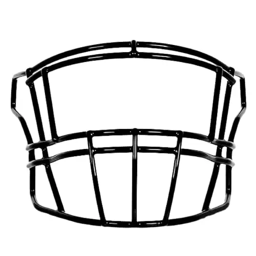 GREEN GRIDIRON SF-2EG-II Facemask for Riddell SpeedFlex helmet in Black