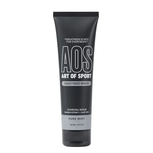 Art of Sport Daily Face Wash for Men with charcoal and aloe vera