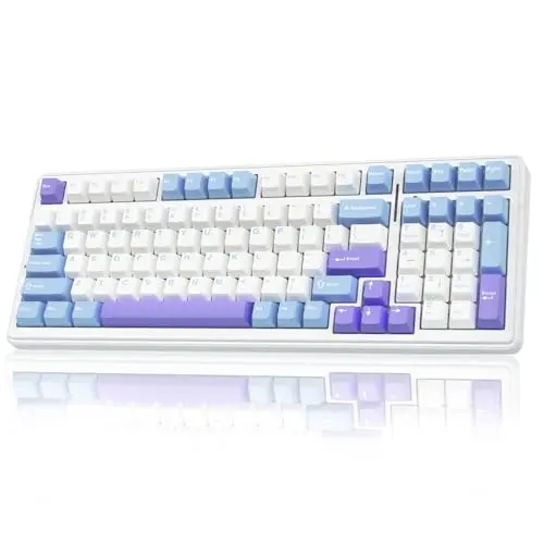 AULA F99 tri-mode wireless mechanical keyboard with gasket structure