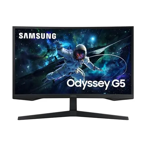 Samsung Odyssey G55C curved QHD gaming monitor