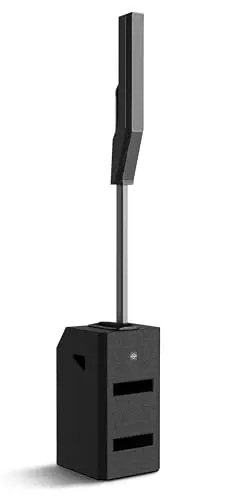 LOTAWAY EQ-800 column array speaker system with a separate wooden subwoofer
