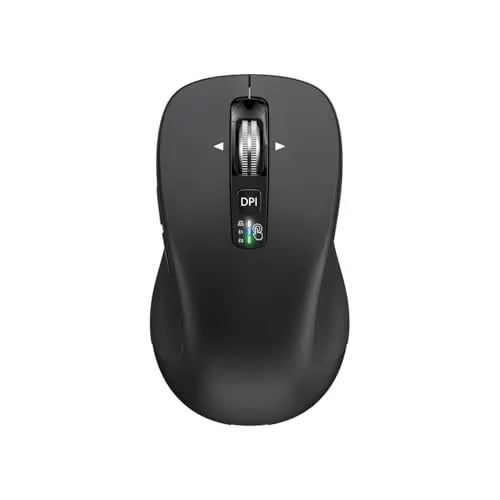 CITLLA black full-size mouse with 4-way scrolling