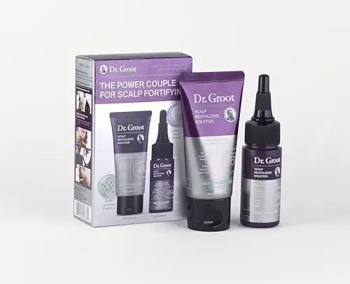 Dr. Groot Scalp Revitalizing Solution travel-sized shampoo and treatment set