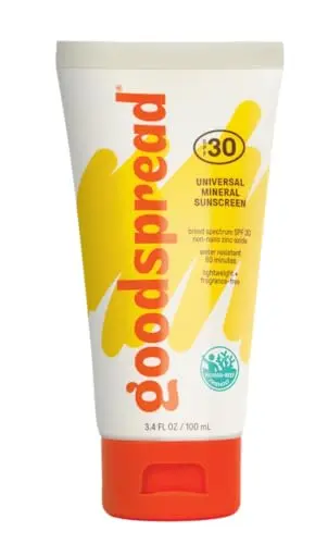 Goodspread Mineral sunscreen bottle