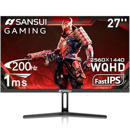 SANSUI 27-inch WQHD flat gaming monitor