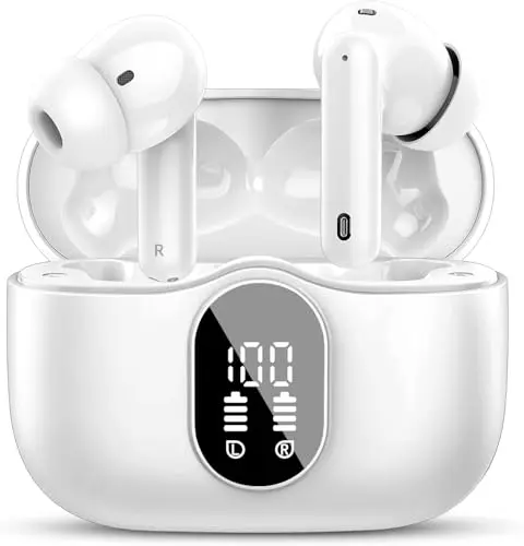 Btootos A90 Pro wireless earbuds with LED display charging case