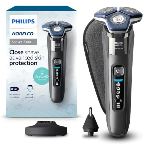 Philips Norelco 7300 electric shaver with SenseIQ technology