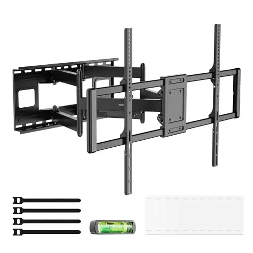 Mount-It! heavy duty full motion TV wall mount for extra large TVs