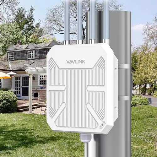 WAVLINK AX3000 Outdoor Access Point with four detachable antennas
