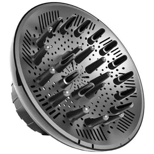 Meborll black universal hair diffuser with honeycomb design