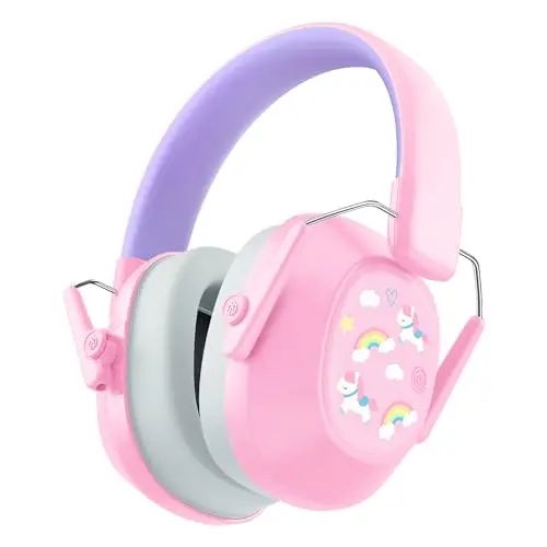 iClever rainbow pony kids noise cancelling earmuffs
