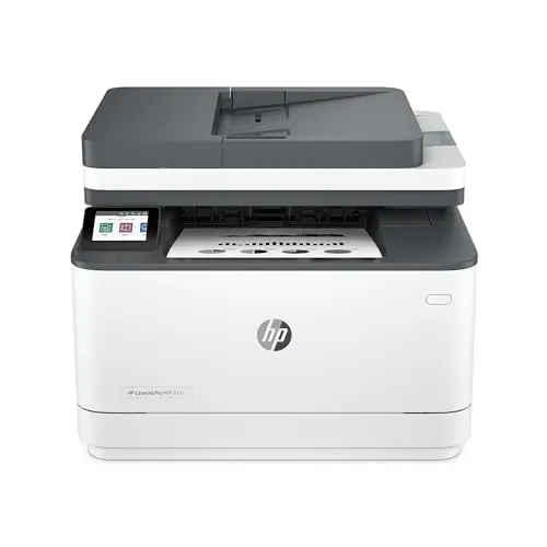 HP LaserJet Pro MFP 3101sdw wireless all-in-one laser printer in white