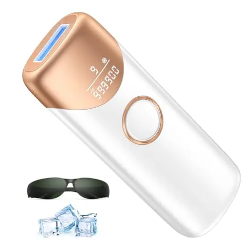 Ubroo gold laser hair removal device with ice cooling