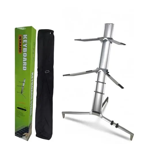 Miwayer silver aluminum alloy column-style keyboard stand