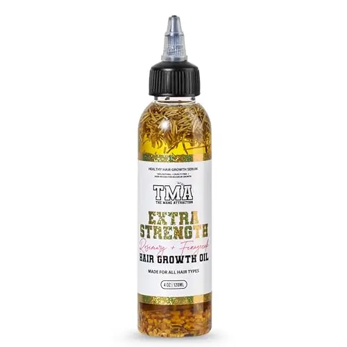 The Mane Attraction Rosemary and Fenugreek Hair Growth Oil bottle