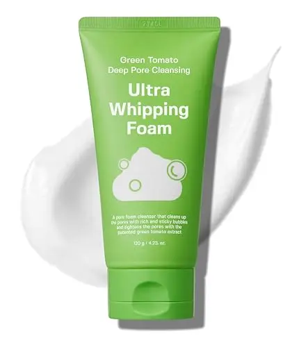 SUNGBOON EDITOR Green Tomato Deep Pore Cleansing Whipping Foam tube