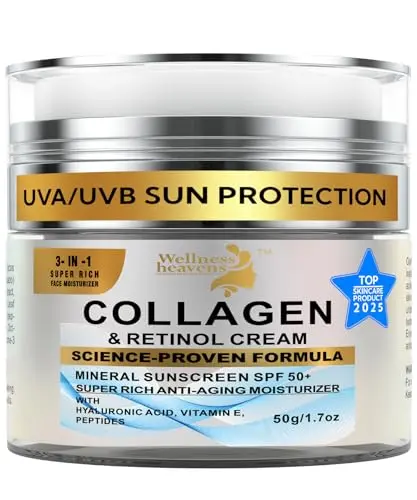 Wellness Heavens Anti-Aging Face Moisturizer with SPF 50