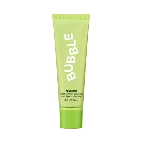 Bubble Skincare Daily Mineral Sunscreen tube with bronzy tint