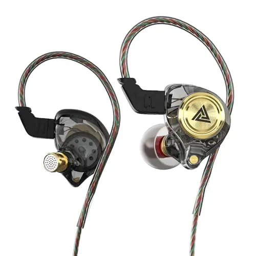 Yeabomy AK3FILE wired gaming earbuds with memory ear hook