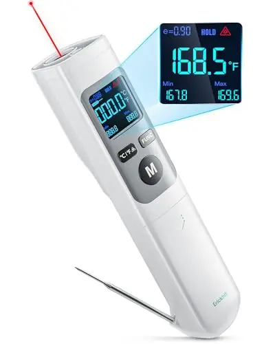 ERICKHILL ROOKPRO 2-in-1 infrared thermometer and meat probe