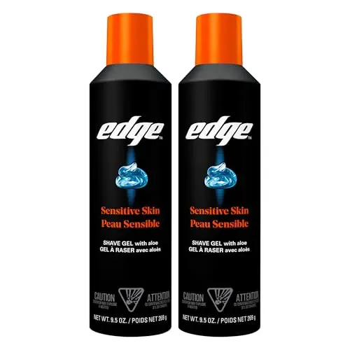 Edge Sensitive Skin Shaving Gel cans