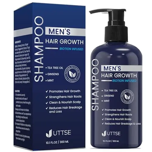 Uttse Biotion Hair Growth Shampoo for Men bottle
