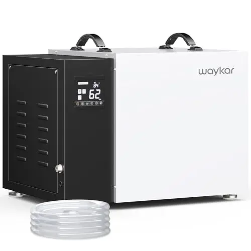 Waykar 158 pint commercial dehumidifier with pump for large attic spaces