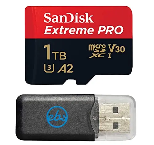 SanDisk Extreme Pro 1TB MicroSD card and reader bundle for Insta360