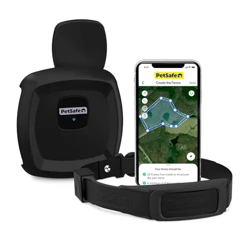 PetSafe Guardian GPS Dog Fence base station and adjustable collar
