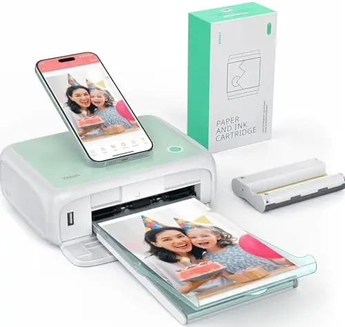 YOTON compact portable photo printer in multicolor