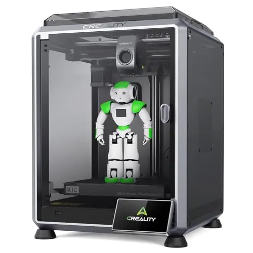 Creality K1C enclosed 3D printer with AI camera on top