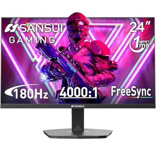 SANSUI 24-inch frameless 200Hz gaming monitor