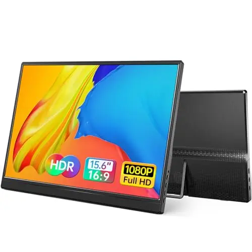 Yxk ultra-thin portable monitor with kickstand