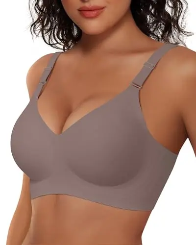 Vertvie Womens Wireless Bras no underwire push up