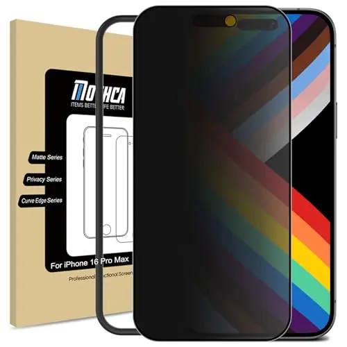 Mothca Matte Privacy Anti-Spy Screen Protector for iPhone 16 Pro Max