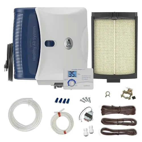 AprilAire 720AKZ Whole-House Fan-Powered Evaporative Humidifier with Installation Kit