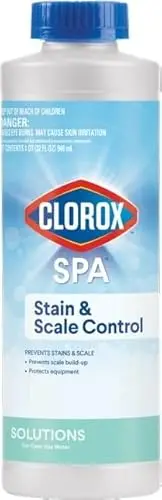 Clorox Pool & Spa 32oz bottle of stain and scale control liquid
