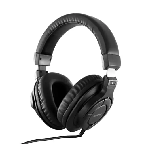 SUUNTOK MR810 over-ear wired studio monitor headphones with detachable plugs