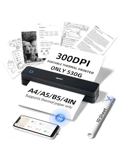 iDPRT MT610 Pro black portable thermal printer