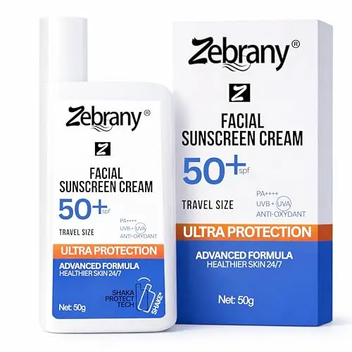Zebrany mineral sunscreen tube for oily and acne-prone skin
