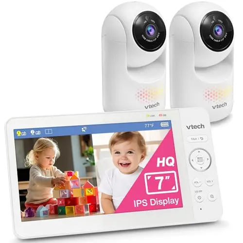 VTech Advanced HQ Max 7-inch baby monitor with two cameras