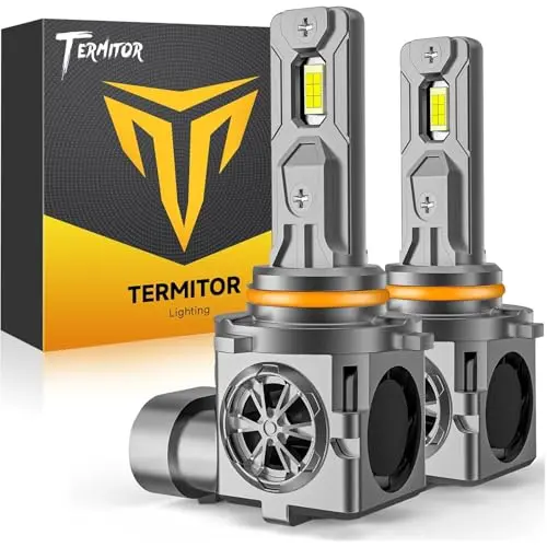 Termitor 9005 LED bulb with cooling fan for projector headlights