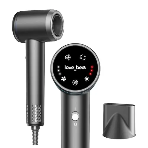 love best touchscreen ionic hair dryer with LED display