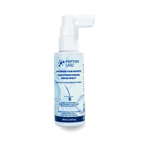 Peptide Labz hair growth serum spray with acetyl tetrapeptide