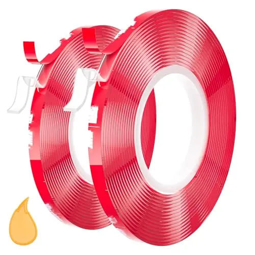PHIXBEAR clear double sided tape with easy-peel tool