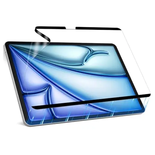 FOJOJO Magnetic Paper Screen Protector for iPad Air 11-Inch showing detachable feature